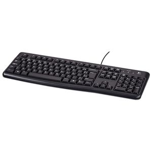 Teclado com Fio USB K120 Logitech Preto