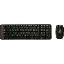 Teclado + Mouse sem Fio MK220 Logitech Preto