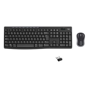 Teclado + Mouse sem Fio MK270 Logitech Preto