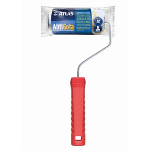 Rolo de Lã para Pintura Antigota Atlas com Suporte 9cm