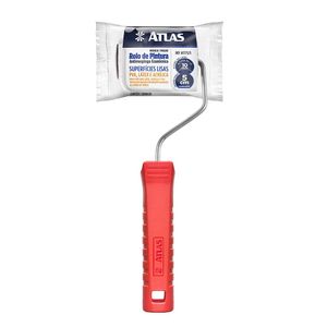 Rolo de Lã para Pintura Antirrespingo Atlas com Suporte 5cm