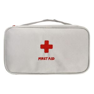 Necessaire First Aid Cinza Newpro 23cm x 13cm