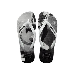 Sandália Hype Branco/Preto Havaianas