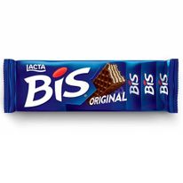 Caixa de Chocolate Bis Ao Leite Lacta 100,8g