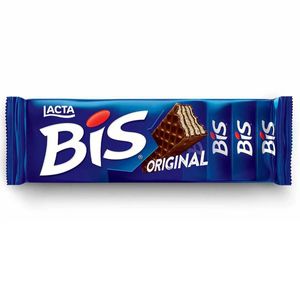 Caixa de Chocolate Bis Ao Leite Lacta 100,8g