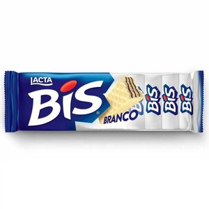 Caixa de Chocolate Bis Branco Lacta 100,8g