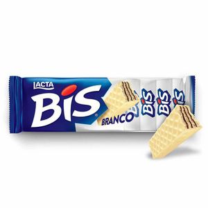 Caixa de Chocolate Bis Branco Lacta 100,8g