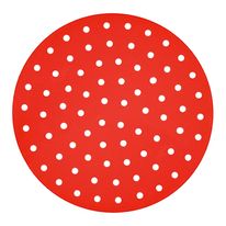 Forro de Silicone Redonda para Air Fryer Ikinci Vermelho 18cm