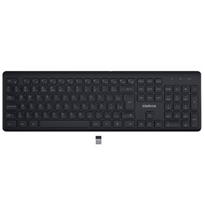 Kit Teclado + Mouse sem Fio CSI50 Intelbras Preto