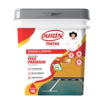 Tinta Acrílica para Piso Fosca Durín 18l Cinza Escuro