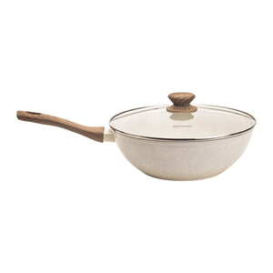 Frigideira de Alumínio com Revestimento Cerâmico e Indução Mimo Style Mármol 28cm