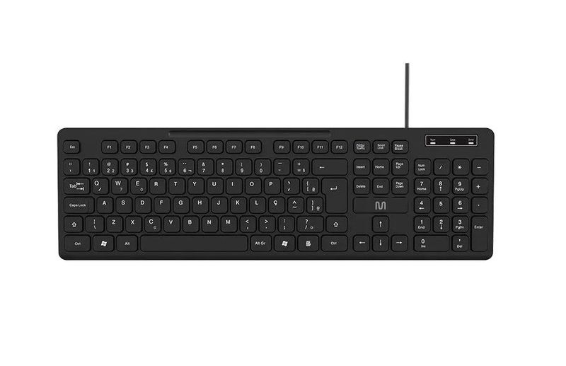 Teclado-Silent-USB-TC144-Multilaser-Preto-140877