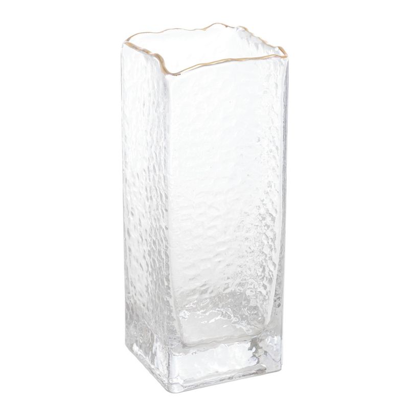 Vaso-de-Vidro-Taj-com-Borda-Dourada-Wolff-8cm-x-8cm-x-25cm-138288