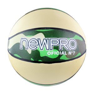 Bola de Basquete Verde Camuflada Newpro n° 7