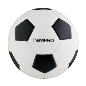 Bola de Futebol de Campo Preta e Branca Newpro n.° 5