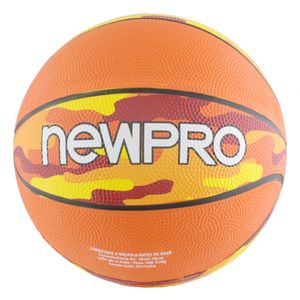 Mini Bola de Basquete Camuflada Laranja Newpro n.° 3