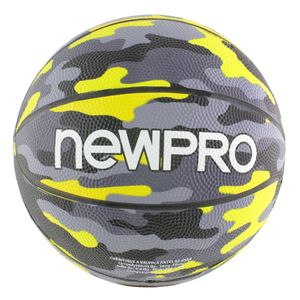 Mini Bola de Basquete Camuflada Cinza Newpro n.° 3