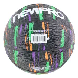 Mini Bola de Basquete Verde Newpro n.° 3