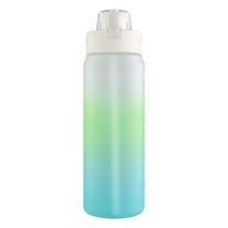 Garrafa Squeeze Color Verde e Azul Newpro 1l