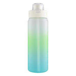 Garrafa Squeeze Color Verde e Azul Newpro 1l