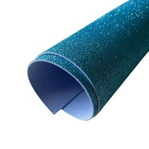 Folha de EVA Azul com Glittler Dubflex 40cm x 60cm