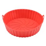 Forma-de-Silicone-Redonda-para-Air-Fryer-Ikinci-Vermelho-21cm-144168