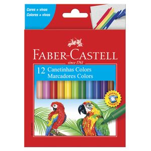 Canetinha Hidrográfica Regular Faber Castell 12 cores