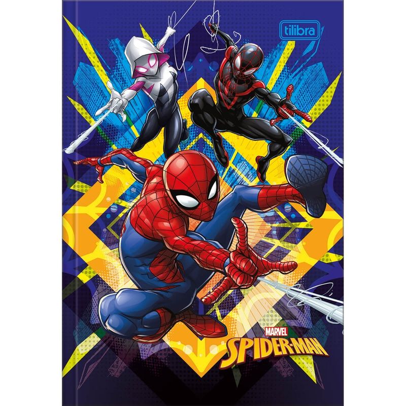 Caderno-Brochura-Capa-Dura-Tilibra-Spider-Man-1-4-48-folhas-144404