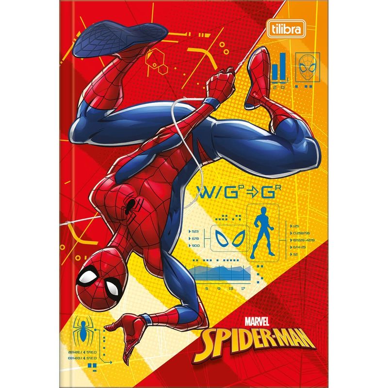 Caderno-Brochura-Capa-Dura-Tilibra-Spider-Man-1-4-48-folhas-144401