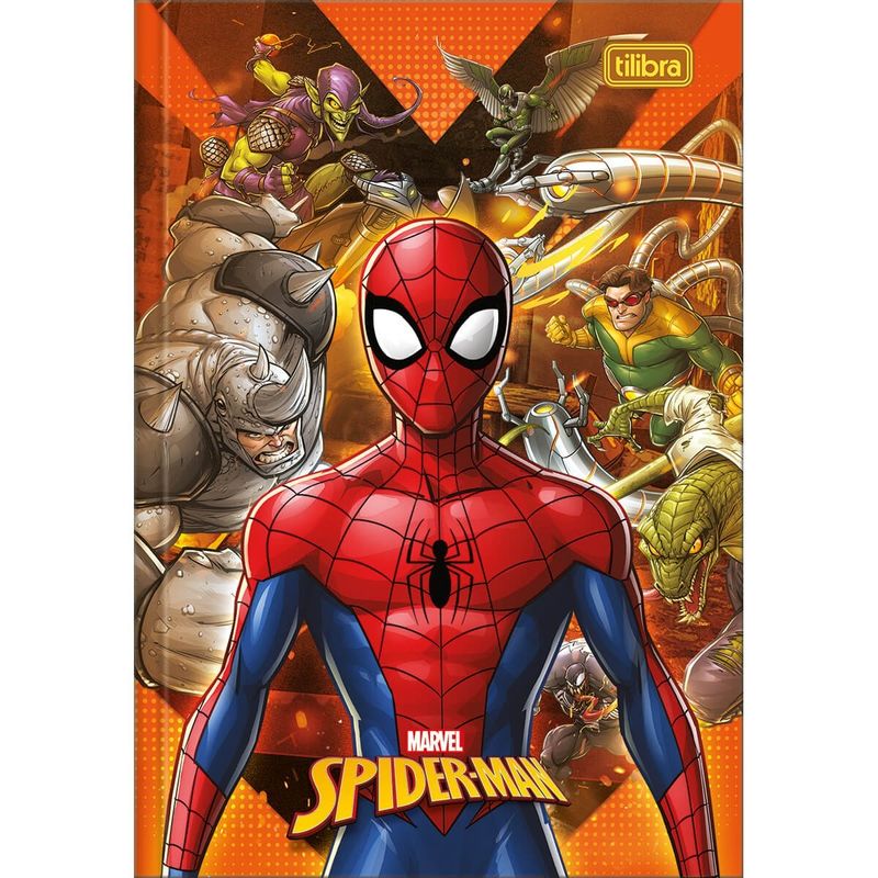 Caderno-Brochura-1-4-Tilibra-Spider-Man-80-folhas-Caderno-Brochura--1-4-Tilibra-Spider-Man-80-folhas-144420