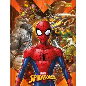 Caderno Brochura Homem Aranha Tilibra 1x1 80 folhas (Produto Sortido)