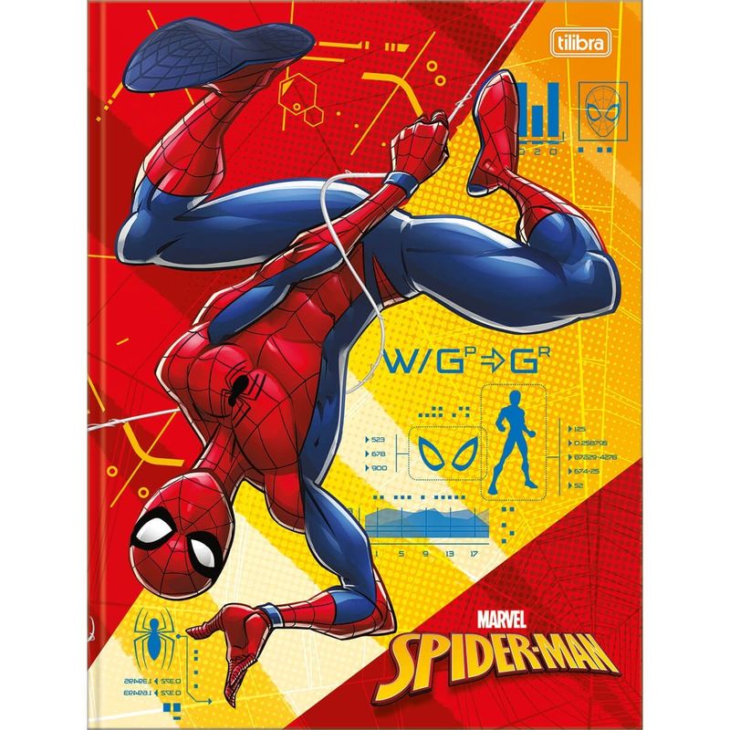 Caderno-Brochura-Homem-Aranha-Tilibra-1x1-80-folhas--Produto-Sortido--144423