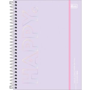 Planejador Espiral Anual Happy Tilibra 80 folhas (Produto Sortido)