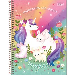 Caderno Espiral Capa Dura Tilibra Blink 1x1 80 folhas (Produto Sortido)