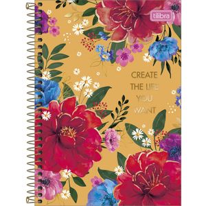 Caderno Espiral Capa Dura Tilibra Le Vanille 1x1 80 folhas (Produto Sortido)