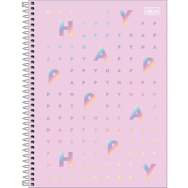 Caderno-Espiral-Capa-Dura-Tilibra-Happy-16x1-256-folhas--Produto-Sortido--144210