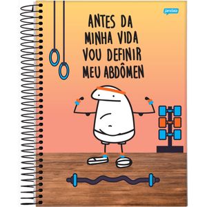 Caderno Espiral Capa Dura Flork Jandaia 1x1 80 folhas (Produto Sortido)