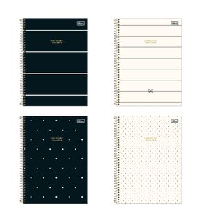 Caderno Espiral Capa Dura West Uni Tilibra 1X1 80 folhas (Produto Sortido)