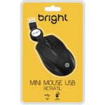 Mini-Mouse-com-Fio-Retratil-Bright-Preto-144794