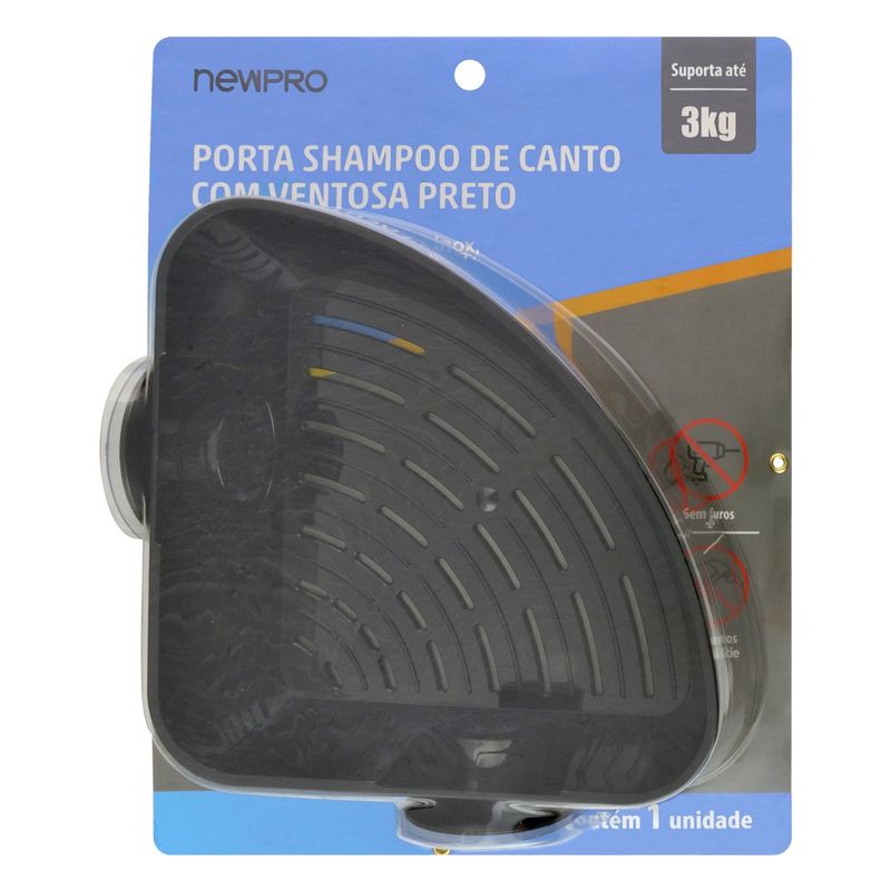 Porta-Shampoo-de-Canto-com-Ventosa-Preto-Newpro-144886