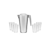 Kit Jarra 1,5l e Copo 350ml Fusion Neoplas 7 Peças