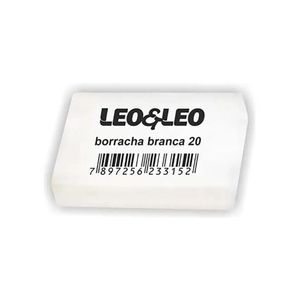 Borracha Escolar Branca Leonora 20