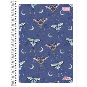 Caderno Espiral Capa Dura Colegial D+ Tilibra 1x1 96 folhas (Produto Sortido)