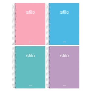 Caderno Espiral Capa Dura Stilo Jandaia 1/8 80 folhas (Produto Sortido)