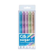 Caneta Esferografica Sugar RT Cis 5 cores