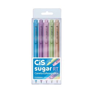 Caneta Esferografica Sugar RT Cis 5 cores