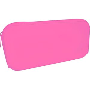 Estojo Escolar Retangular de Silicone Acp Rosa