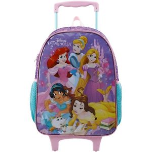 Mochila com Rodinha Princesas Xeryus 14"