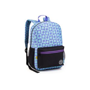 Mochila Juvenil Mosaico Floral Seanite (Produto Sortido)