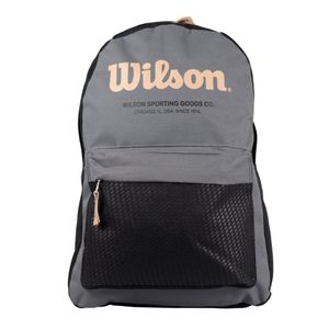 Mochila em Poliéster Preta e Dourada Wilson